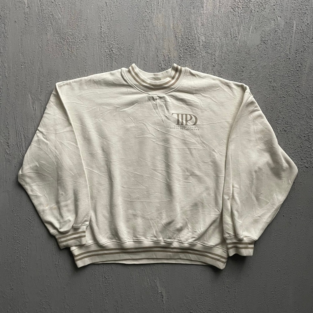 Taylor Swift TTPD Sweatshirt Unisex Medium Beige